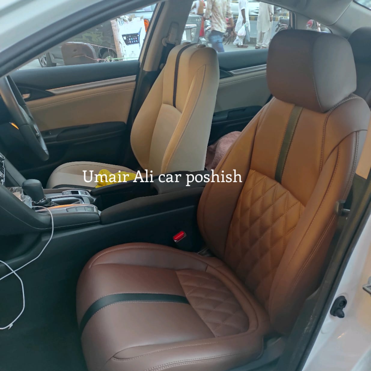Honda Civic x 2016-2021 7D Style Stitching Japanese Synthetic Leather Audi A4 Colour Seat Covers (pre order)