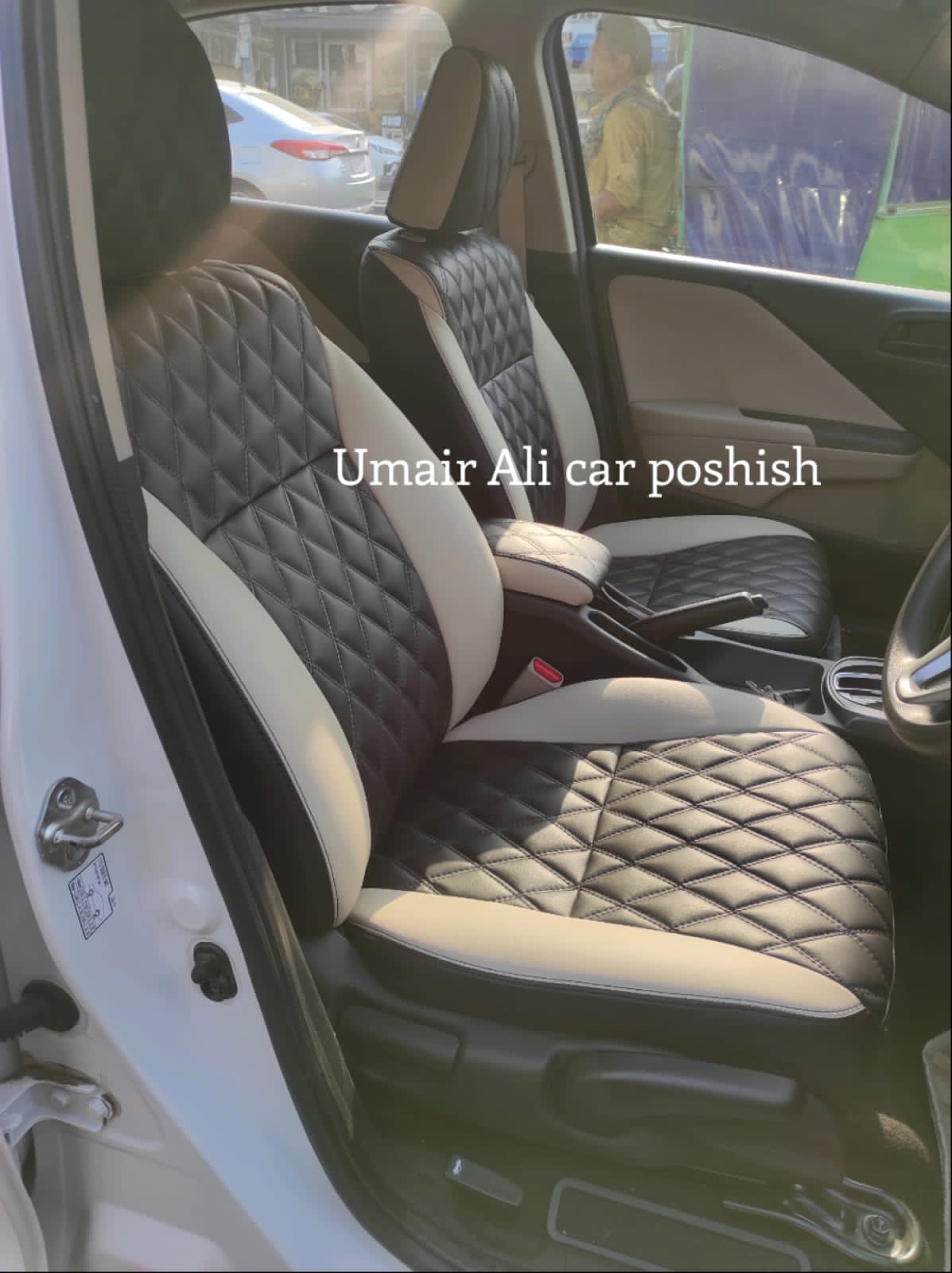 Honda city 2024 Custom Design 7D Stitching premium Quality Seat cover (Pre Order )