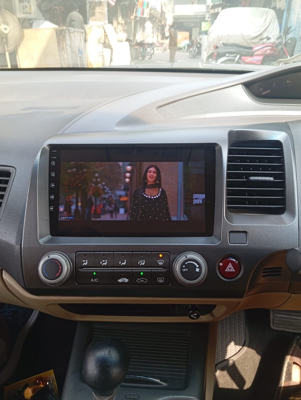 Honda Civic Reborn 2007 to 2011 Android Panel HD Player IPS Display Multimedia System