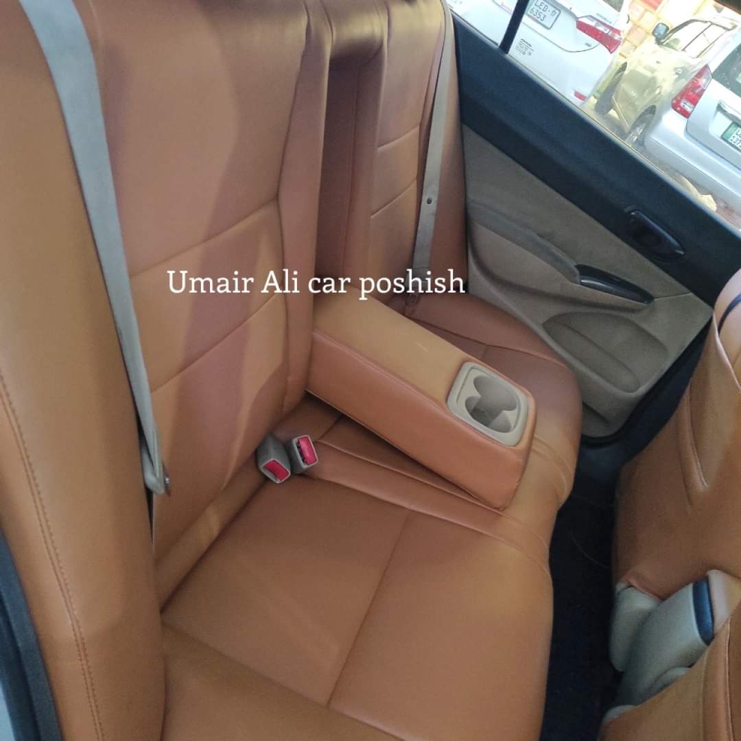 Honda civic 2009-2013 Synthetic Leather Right Custom Design Seat Covers (poshish)