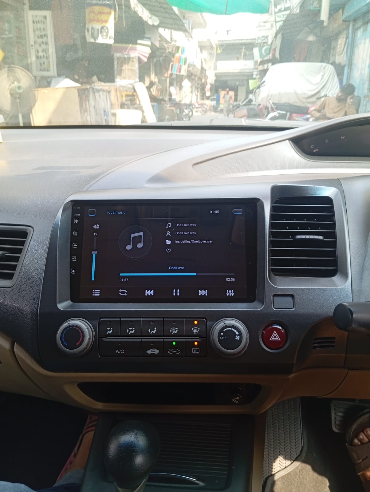Honda Civic Reborn 2007 to 2011 Android Panel HD Player IPS Display Multimedia System