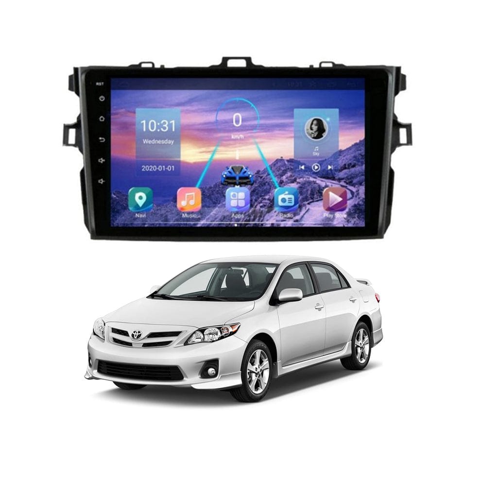 Toyota Corolla 2009 to 2014 – Android Player Latest IPS Display Multimedia System