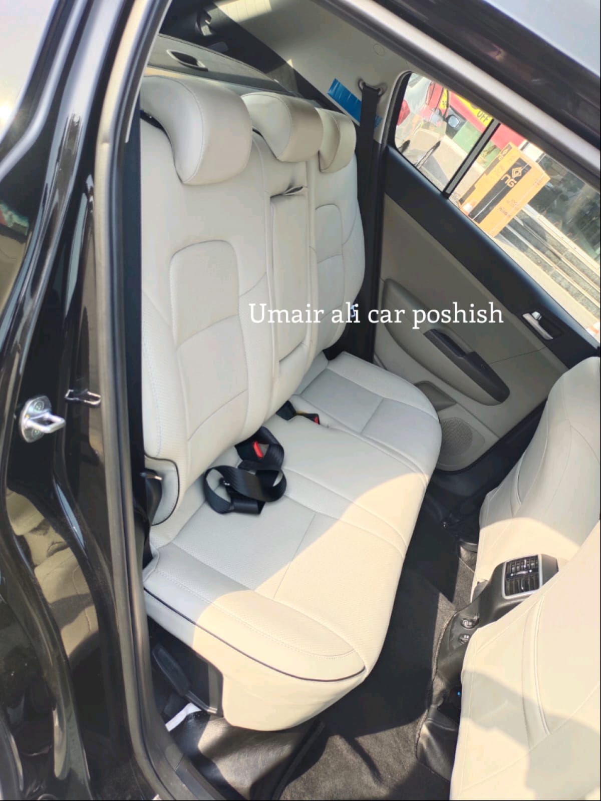 Kia sportage japanese synthetic leather right prime quality seat covers (poshish)