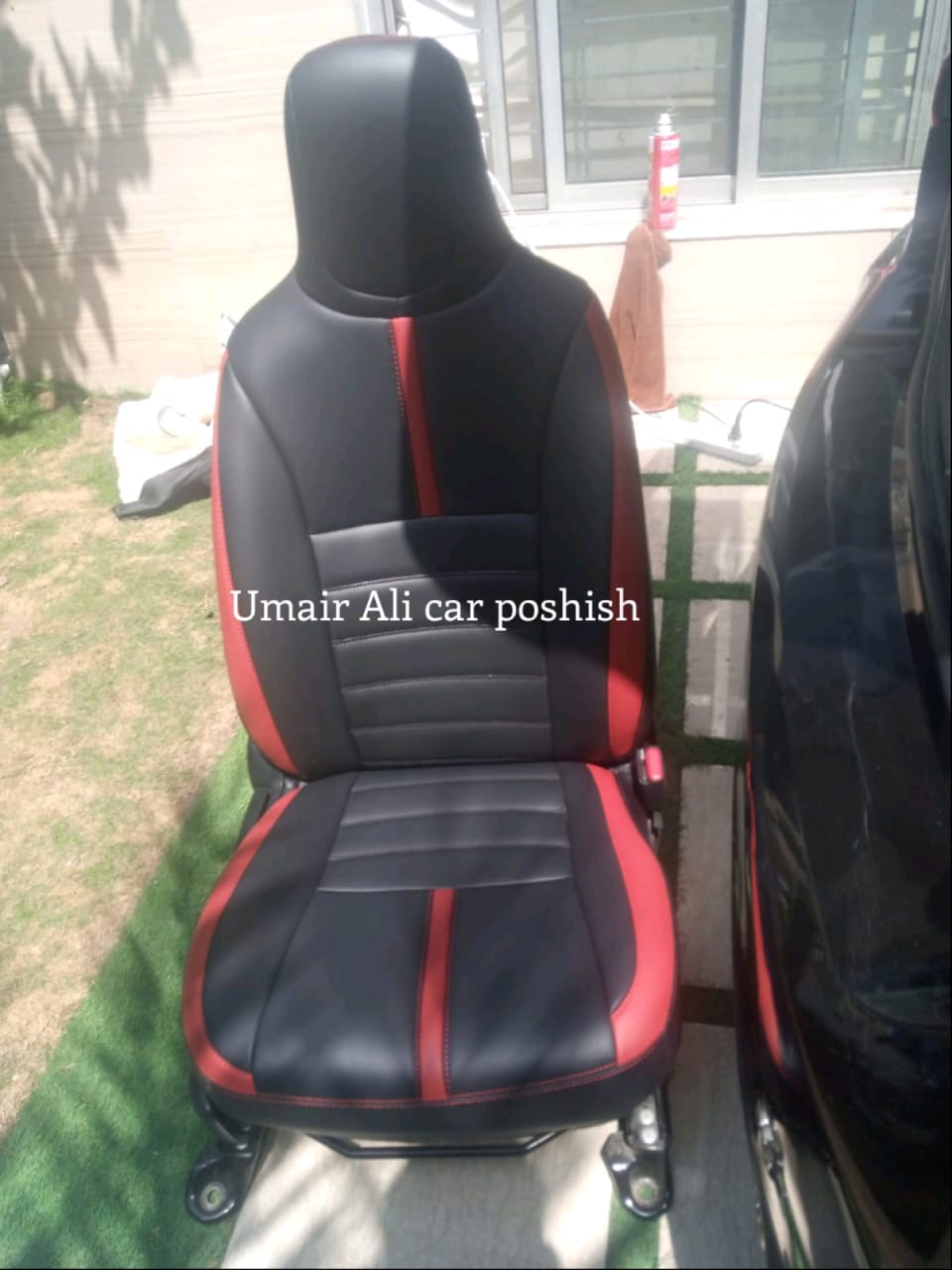 Toyota Vitz 2014-2024 Japanese Synthetic Leather Right Seat Covers (poshish)