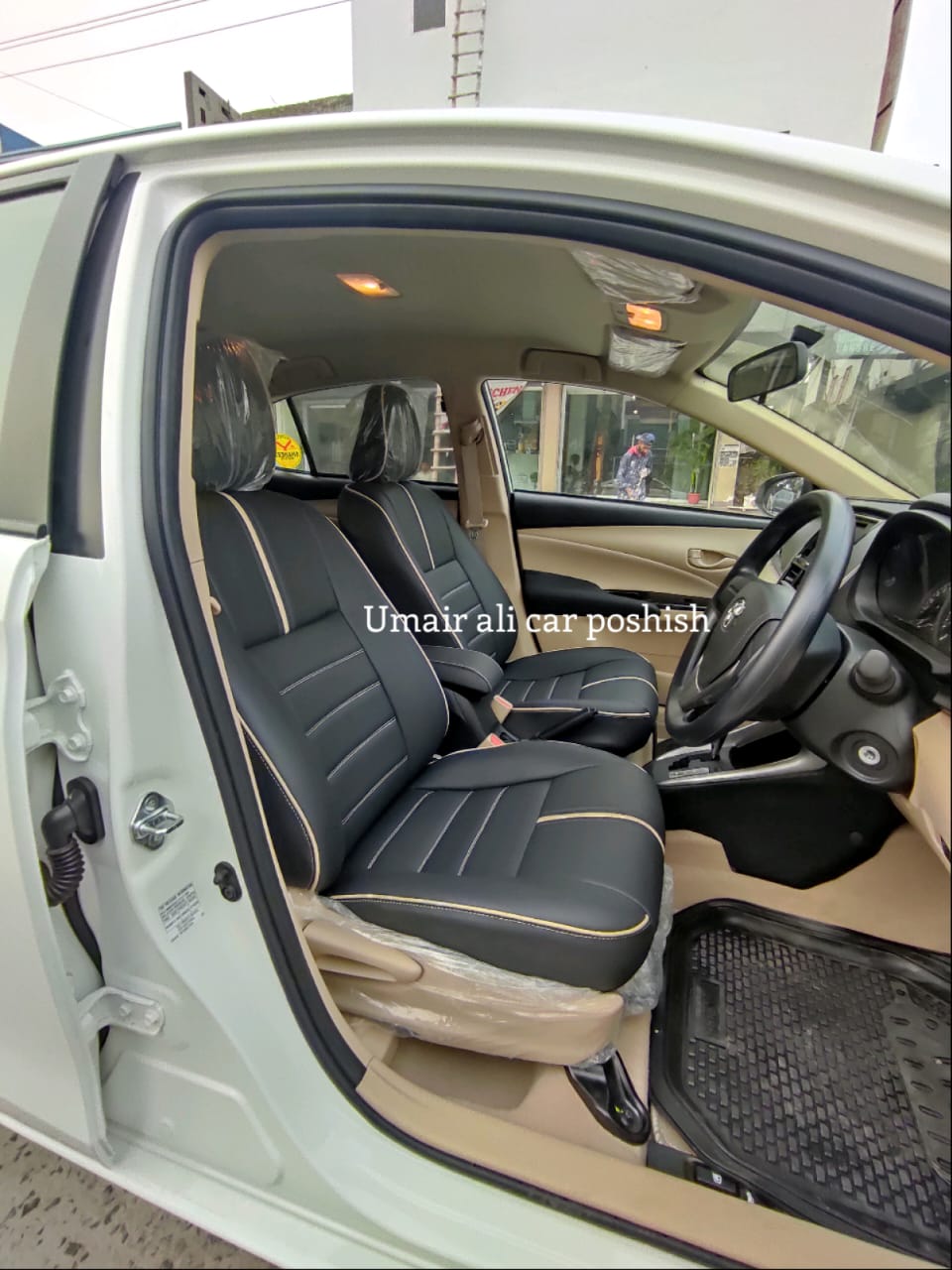 Toyota Yaris  Customise Synthetic Leather Right Seat covers (Pre order )