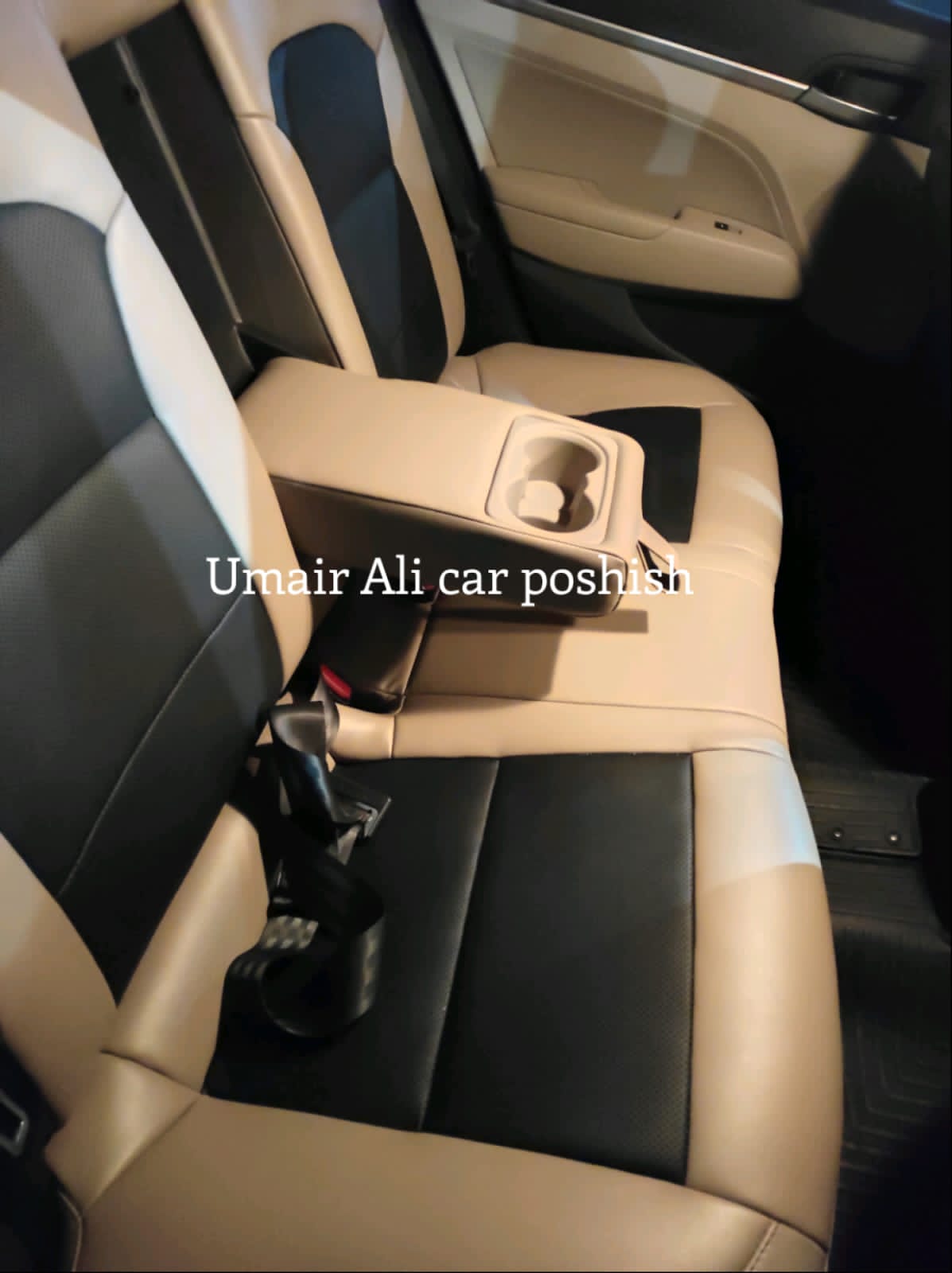 Hyundai Elantra 2021-2024 Synthetic Leather Right Seat Covers (poshish)