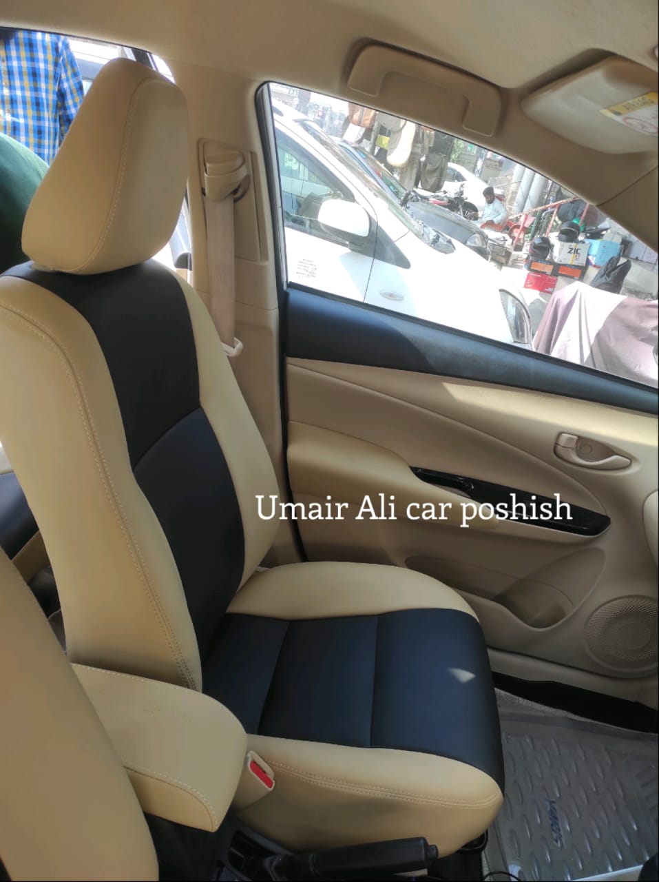 Toyota Yaris Synthetic Leather Right Seat Covers (poshish)