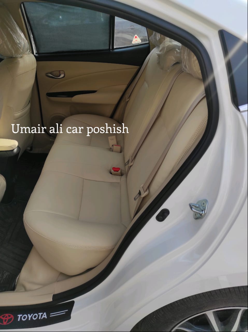 Toyota Yaris Synthetic Leather Right Seat Covers (poshish)