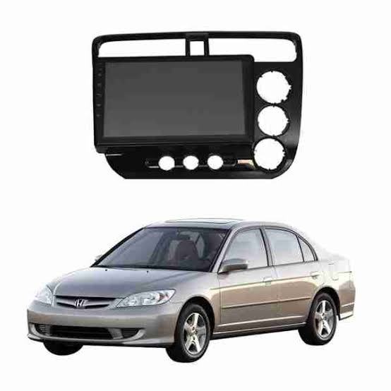 Honda Civic 2001 to 2006 Android Panel HD Player IPS Display Multimedia System