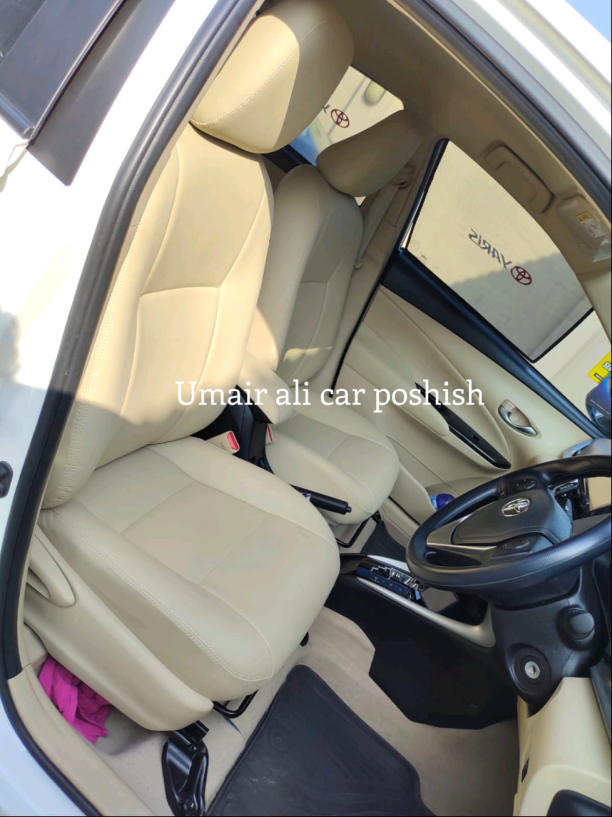 Toyota Yaris Synthetic Leather Right Seat Covers (poshish)