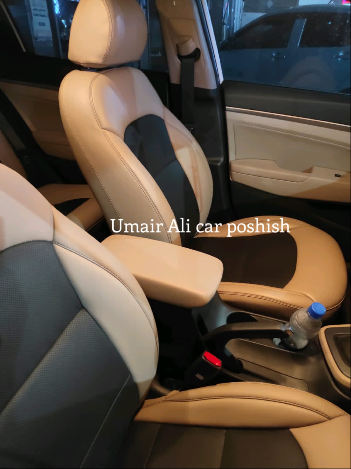Hyundai Elantra 2021-2024 Synthetic Leather Right Seat Covers (poshish)