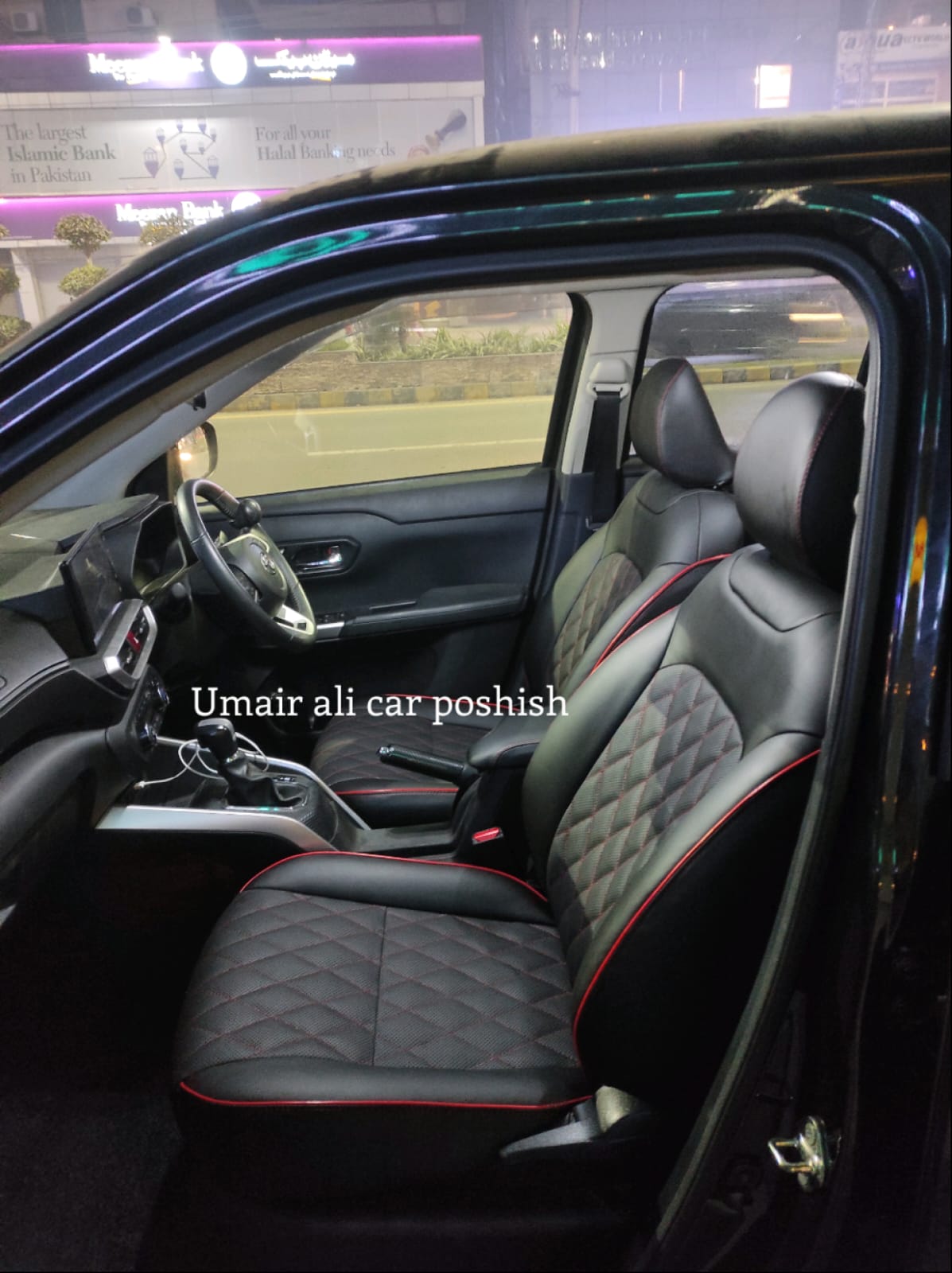Toyota Raiz Custon Design High quality seat Covers (poshish)