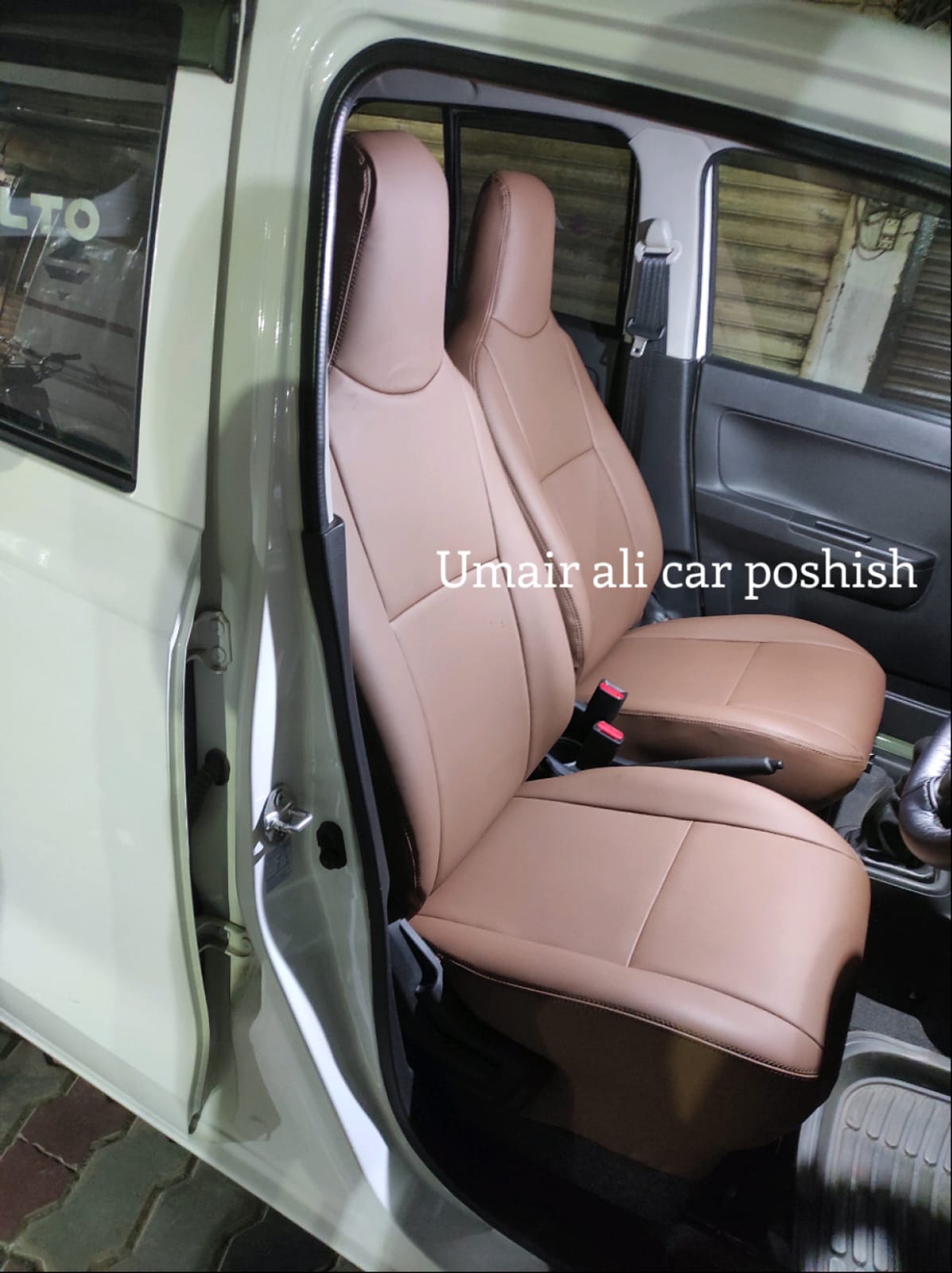 Suzuki Alto A4 Colour Synthetic Leather right Seat Covers (poshish)