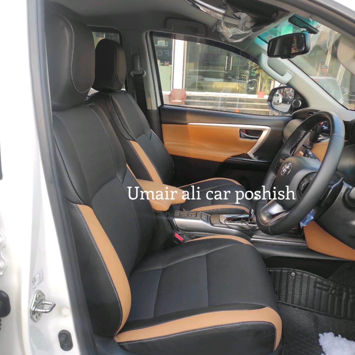 Toyota Fortuner Black Extra Comfort Foaming Seat Covers (pre order)
