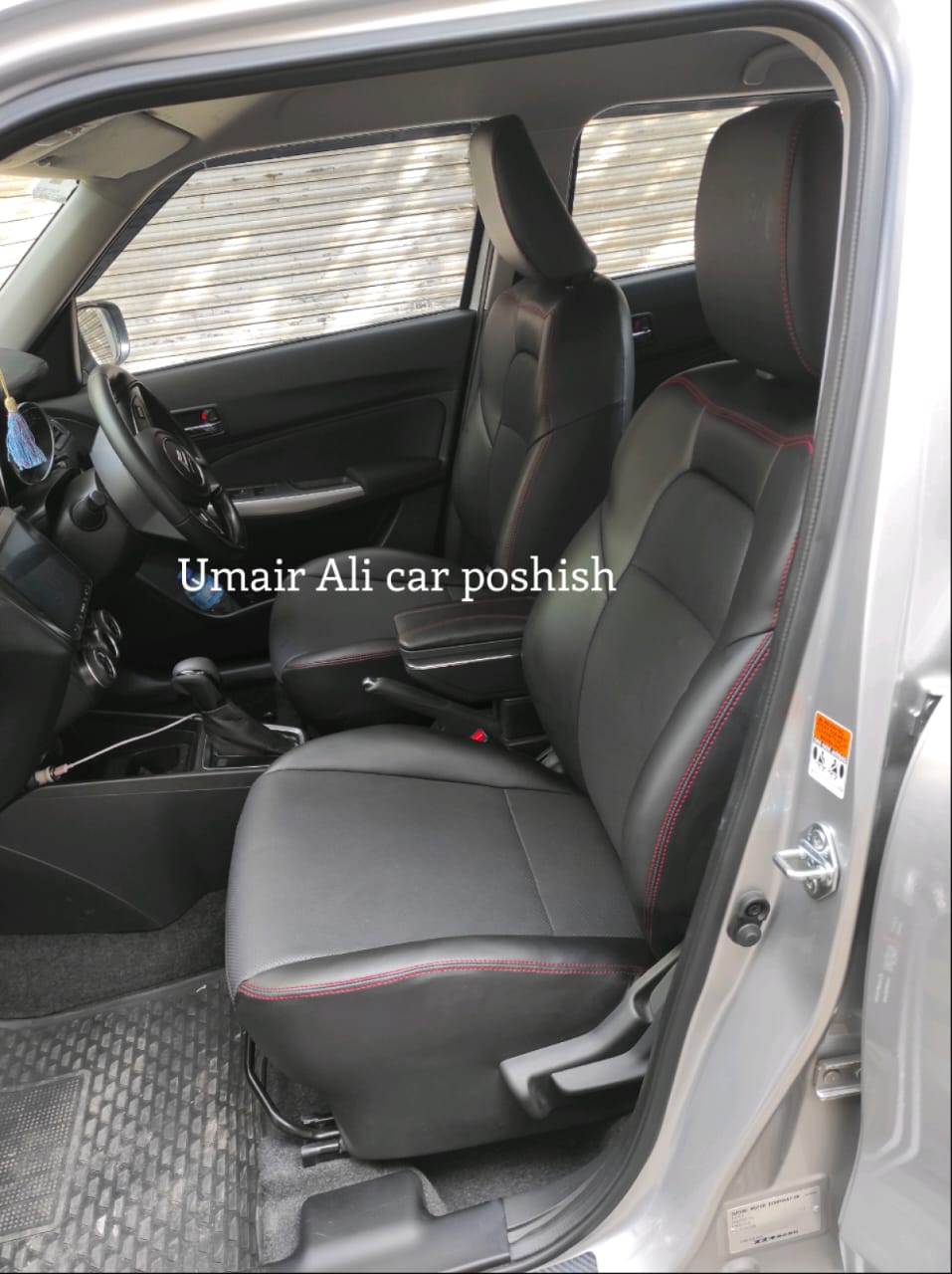 Suzuki Swift 2024 Synthetic Leather Right Breathable premium quality seat covers (poshish