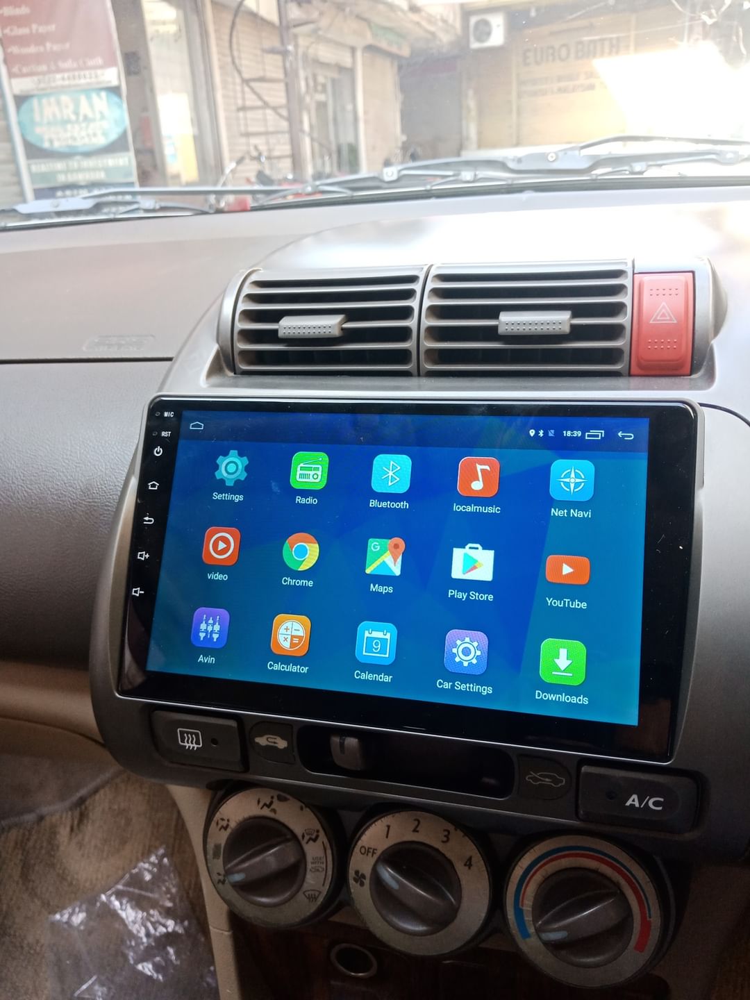 Honda City 2004 to 2008 Android Panel HD Player IPS Display Multimedia System