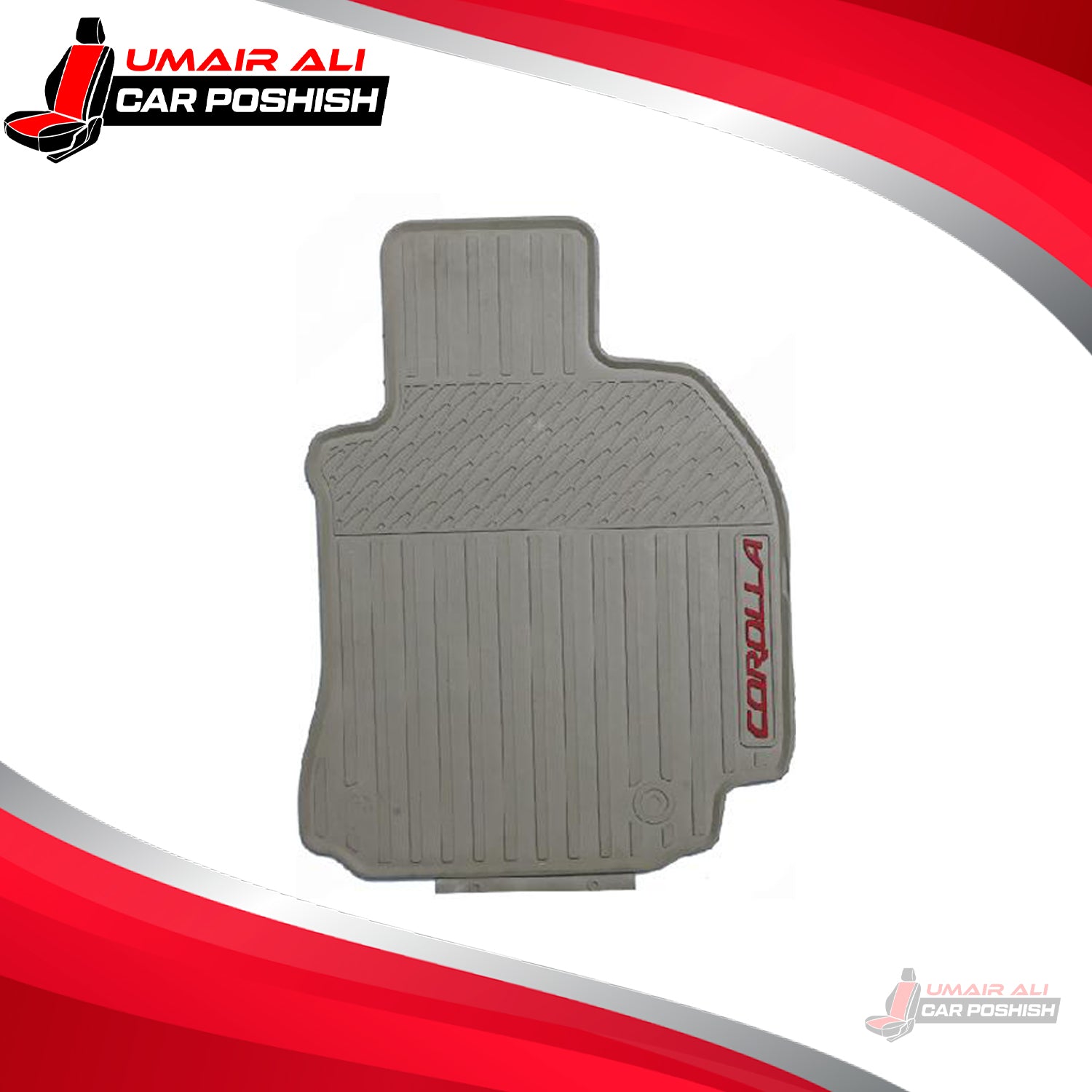 Toyota Corolla 2015-2022 Rubber Floor Mats Beige